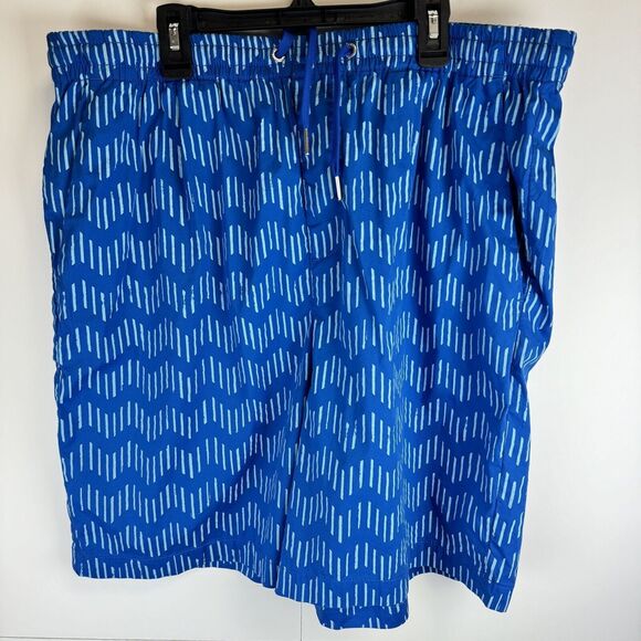ARMANI EXCHANGE A | X Men's Zig-Zag Print Drawstring Shorts Sz: 38 NWT - Picture 2 of 6